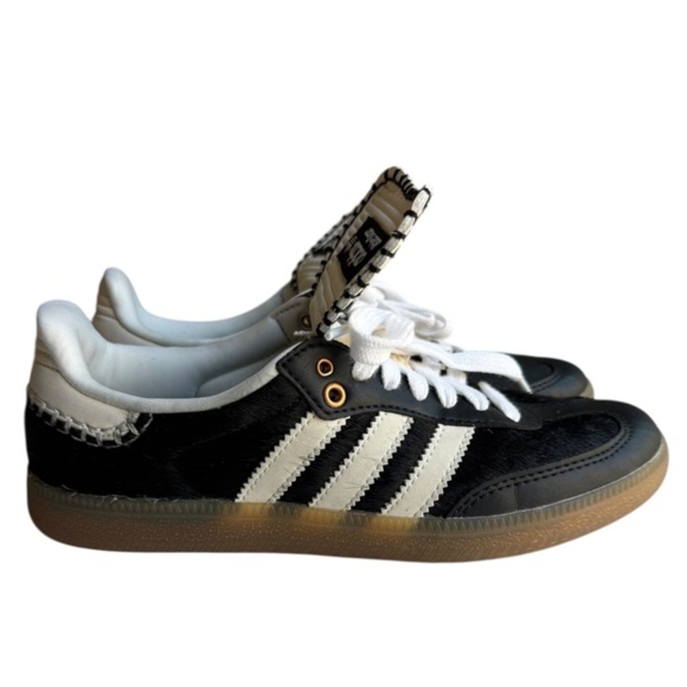 Adidas X Wales Bonner Samba Pony Tonal Core Black IE0580 Women's 5.5 Mens 4 - Picture 4 of 12
